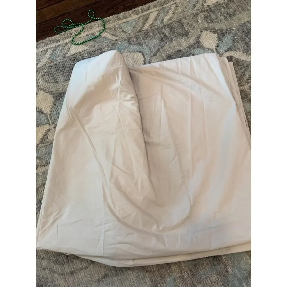 Coyuchi 100% Organic Cotton Duvet Cover Stone Buttons King NEW $298